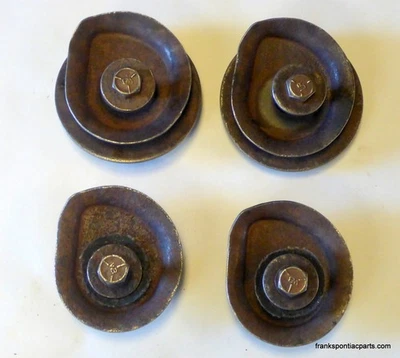 Pontiac 1959-60 OEM montaje de resorte trasero soportes de retención Buick Oldsmobile Chevy Foto 1 de 2