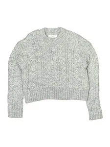 Zara Girls Gray Pullover Sweater 11 - Picture 1 of 2