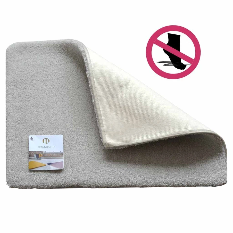 Rhomtuft Badteppich Square Badläufer Badezimmerteppich Antron rutschfest - Bild 1 von 4