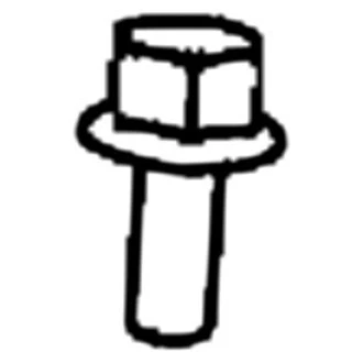 For Ram ProMaster City 2015-2021 Mopar Engine Coolant Reservoir Bolt Foto 1 de 1