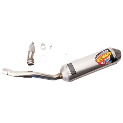 Silenciador de escape deslizable de aluminio FMF Factory 4.1 para KAWASAKI KLX140 2008-2022 Foto 1 de 3