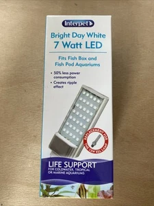 (YY) Interpet Fish Pod/Box LED Birne, 7 W, Schraube, helles Tagesweiß, neu - Bild 1 von 3
