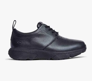 DR. ZAPATOS CONFORT ROGER DIABÉTICOS HOMBRE 9 W CUERO NEGRO COMODIDAD ORTOPÉDICA - Imagen 1 de 12