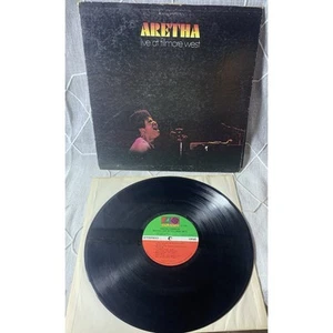 ARETHA FRANKLIN Live Fillmore West Promo LP gatefold VTG Ray Charles RARE insert - Picture 1 of 9