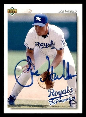 1992 Upper Deck Min Lg Baseball #309 Joe Vitiello Signed Autograph (no COA) - Image 1 of 2