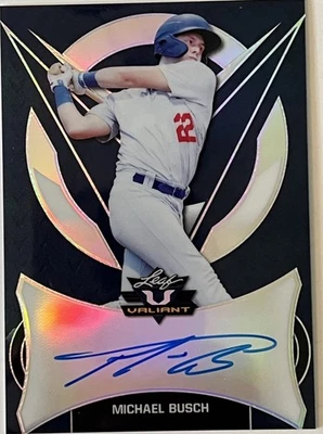 Michael Busch Chicago Cubs 13/25 Rookie Autograph Super RARE!! Home Run MACHINE - Image 1 of 2