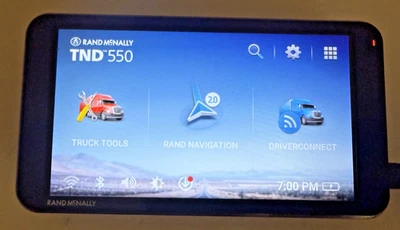 Refurbished RAND MCNALLY TND-550 5" TRUCK GPS RECEIVER TND550- MINT - Image 1 of 4