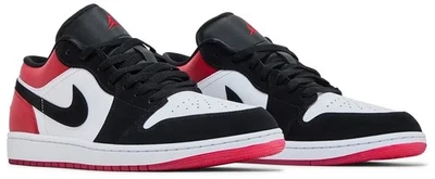Authentic Nike Air Jordan 1 Low SE / Men's / White-Black-Varsity Red -IB8971-106 - Image 1 of 4