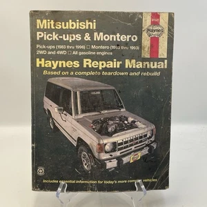 Manual de reparación automotriz Haynes Mitsubishi Pick-ups & Montero 1983-1993 68040 - Imagen 1 de 4