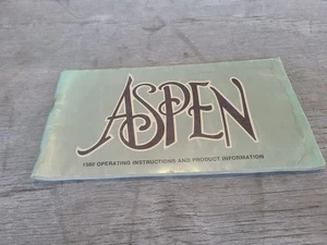 1980 Chrysler ASPEN   Owner's Manual Original OEM - Bild 1 von 2