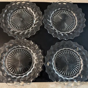Fostoria American 8-1/4" Salad Plates Set Of 4 - Picture 1 of 7