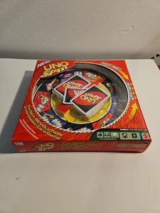 Mattel 2005 UNO Spin Card Game with Spinner & Instructions-Turntable Board Game - Picture 1 of 10