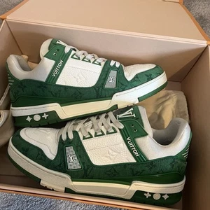 Rare Lv green denims -LV6 (Fit UK7) -Excellent condition with box - Picture 1 of 6