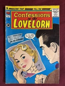 CONFESSIONS OF THE LOVELORN COMICS 1958 #101 GOLDEN AGE ROMANCE LOVE - VG+ - Picture 1 of 8