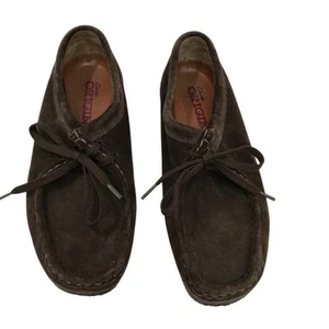 Clarks Originals Womens Wallabee Moccasin Brown Suede Casual Shoes Size 8M - Picture 1 of 7