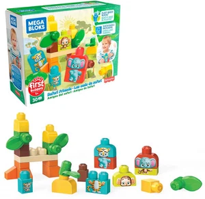 MEGA BLOKS First Builders Safari Friends with Big Building Blocks,... - Picture 1 of 1