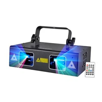 DJ Lights Party Lights,  RGB Full Color Laser Stage Light Music Sound  - Image 1 of 4