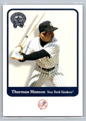 Thurman Munson 2001 Fleer Greats of the Game New York Yankees #38 - Image 1 of 2