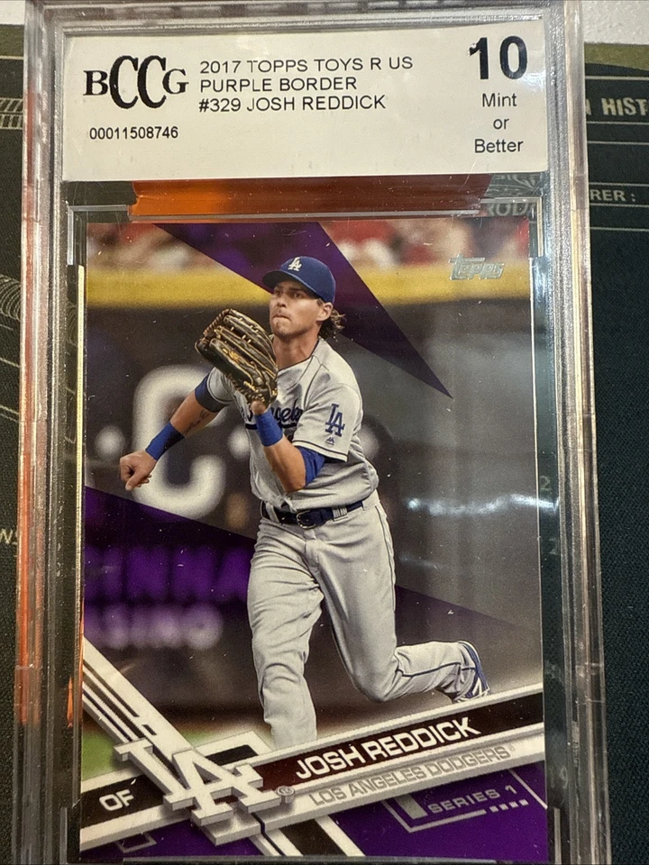 2017 Topps - Josh Reddick #329 BCCG 10 - Image 1 of 2