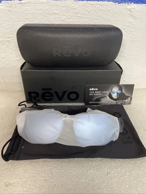 REVO DESCEND Z Cromo Satinado con Lentes de Agua Azul Polarizado RE1170 03 BL Nuevo Foto 1 de 4