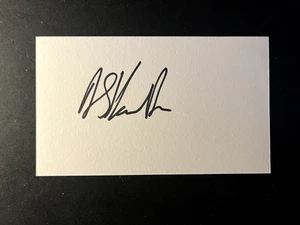 ANTHONY HAMILTON - TOP BRITISH SNOOKER PLAYER - SIGNED WHITE CARD - Picture 1 of 1
