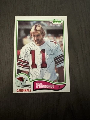 1982 Topps #474 NEIL O’DONOGHUE Auto Autographed HAND SIGNED w/ Inscription - Image 1 of 2