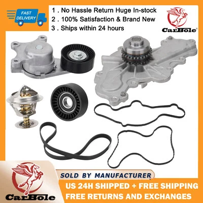 Juego de bomba de agua para Ford Edge Explorer Flex Lincoln MKS MKT MKX 2012-20 3,5 L 3,7 L Foto 1 de 4