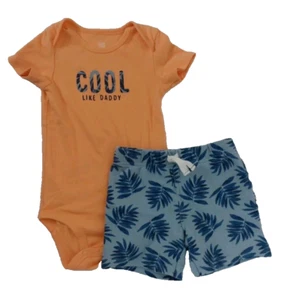 Carter's Just One You Cool Like Daddy Bodysuits and Shorts Boy's Size 18 Months - Picture 1 of 5