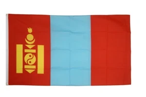 Fahne Mongolei Flagge mongolische Hissflagge 90x150cm - Picture 1 of 1