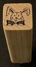 Alextamping Bow Tie Bunny Rabbit Rubber Stamp