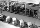 Vintage Cars & Kiewel Beer Sign, Grand Forks, North Dakota - 1940 Photo Print