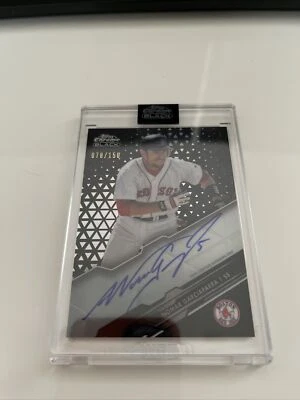 Sox legend Nomar Garciaparra #d autograph card Topps chrome black MINT 🔥 - Image 1 of 2