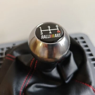 RALLIART 5 OSCURO perilla de cambio MITSUBISHI LANCER EVO MIRAGE ECLIPSE Triton RS Foto 1 de 4