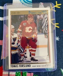 1992 O-Pee-Chee Premier #31 Tomas Forslund - Picture 1 of 2