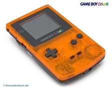 GameBoy Color - console #Clear-Orange Black Daiei Hawks Edition Mint Condition