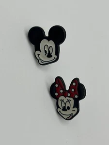 Classic Unisex Vintage Walt DISNEY Mickey & Minnie Mouse Stud Earrings - Picture 1 of 6
