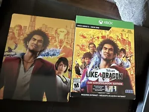 Yakuza: Like a Dragon Day One Edition - Microsoft Xbox Series X/S Steelbook CIB - Picture 1 of 1