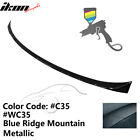 For 19-23 BMW G05 X5 IKON #C35 Blue Ridge Mountain Metallic Trunk Spoiler ABS