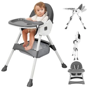 Baby High Chair, 6 in 1 Convertible High Chairs for Babies and Toddlers - Picture 1 of 7
