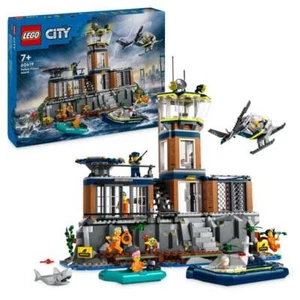 LEGO City Polizeistation auf der Gefängnisinsel, Polizei Spielzeug 60419 - Bild 1 von 3