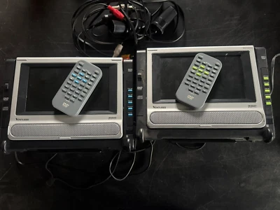 Reproductores de DVD portátiles de doble pantalla VENTURER para largos viajes en coche Foto 1 de 4