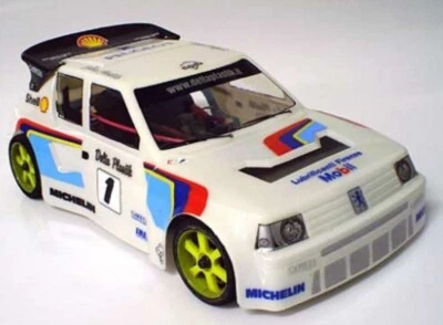 Carrozzeria 1/10 200mm Pegout 205 Rally - Immagine 1 di 2