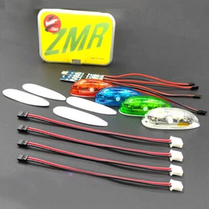 Navigation Flash LED Light Kit For Fixed Wing FPV Racing RC Drone Quadcopter US - Picture 1 of 16