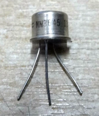 Transistor Fairchild NN3645 TO5 PNP TO39 Foto 1 de 3