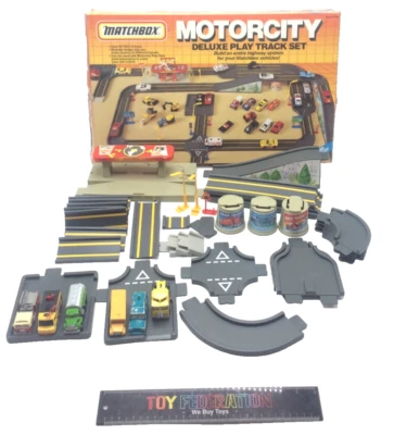 1987 Matchbox MOTORCITY Deluxe Play Track Set -AS-IS- - Image 1 of 4