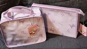 Sanrio Hello Kitty KUROMI Overnight Travel Bag Set New With Tags - Picture 1 of 6