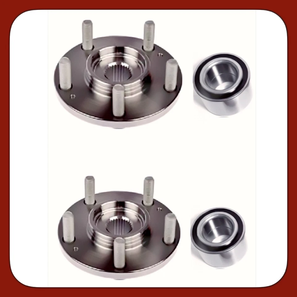 2 BUJE Y COJINETE RUEDA DELANTERA PARA ACURA MDX (2001-2002) HONDA PILOT (2003-2004) NUEVO Foto 1 de 1