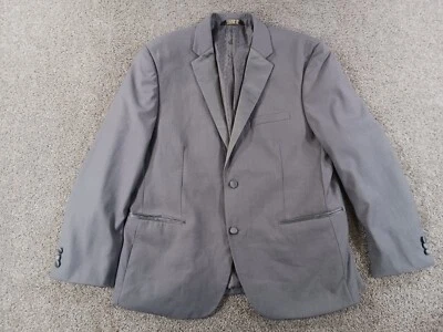 Мужское спортивное пальто Caravelli 42S серое Super 150s из смеси полиэстера с подкладкой - Изображение 1 из 4