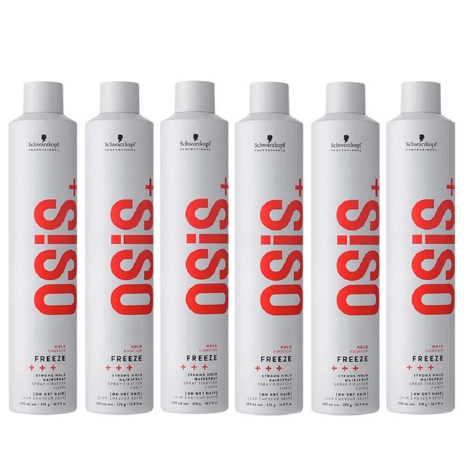 Schwarzkopf Osis Freeze Strong Hold Hairspray 6x500ml (25,80€/1l) - Bild 1 von 1