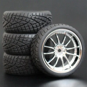 Juego de ruedas y neumáticos de goma para coche de radiocontrol de turismo en carretera 1/10 para Hpi Rs4 Sprint2 E10 - Imagen 1 de 10